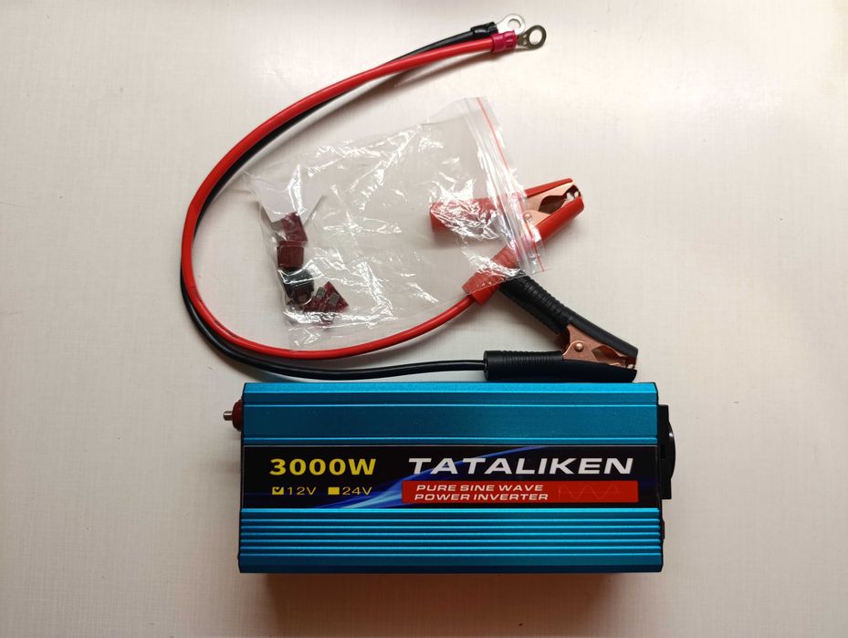 Инвертор Tataliken 3000W, 12-220В, чистый синуд