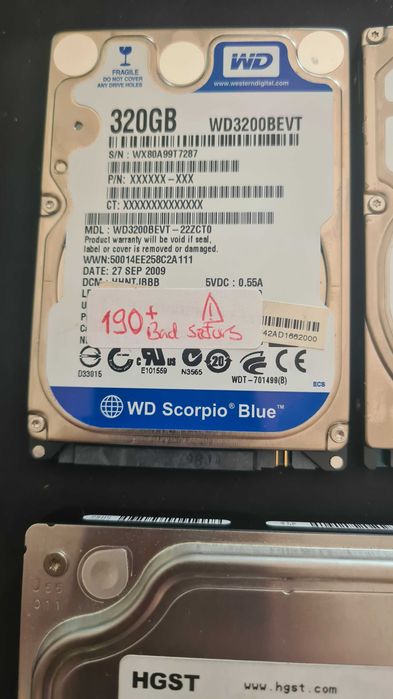 Discos HDD avariados só board funciona