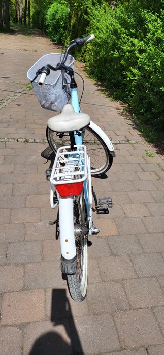 Rower miejski niebieski