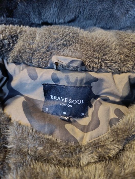 Kurtka zimowa moro parka Brave Soul M