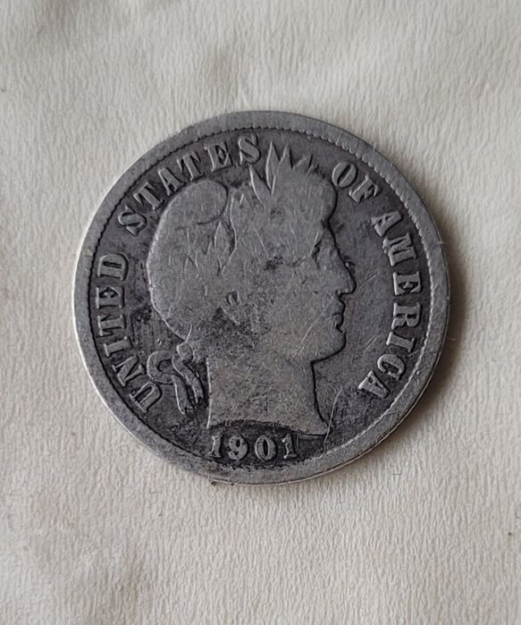 Srebrna moneta 1901 rok