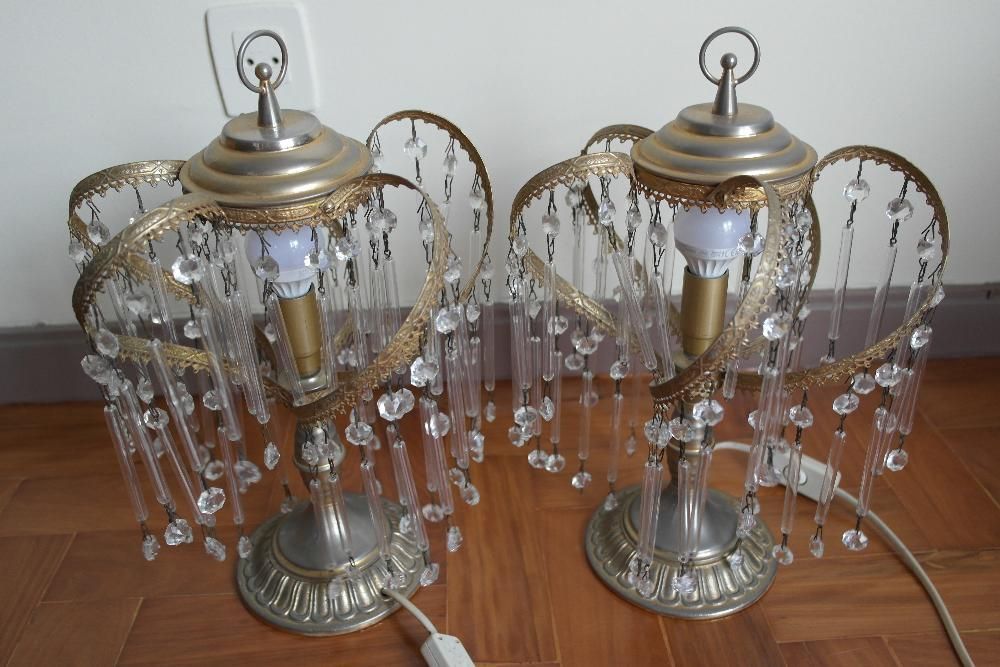 Candeeiros de Mesa de Cabeceira Vintage Arte Nova