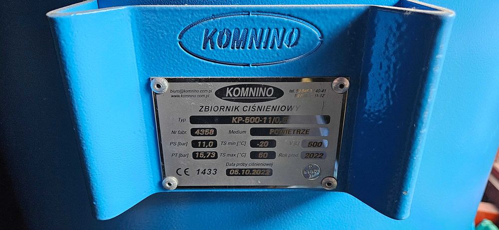 Zbiornik ciśnieniowy 500L