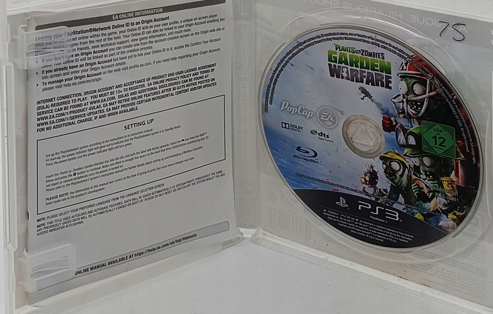 plants vs zombies garden warefare sony playstation 3 (ps3)
