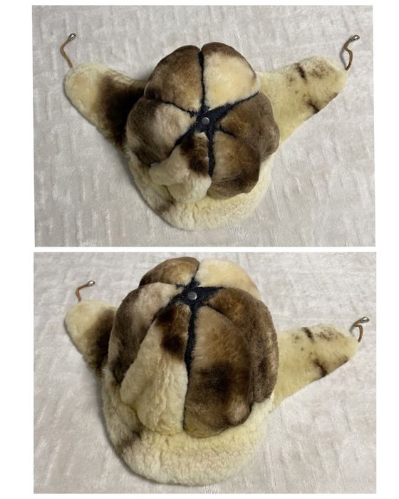 Шапка ушанка из натуральной овчины