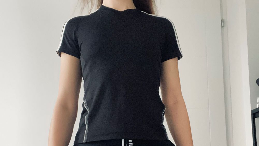 adidas футболка з лампасами