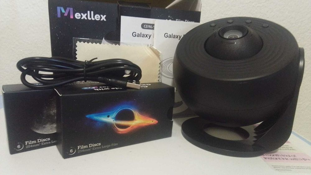 Projetor Galáxia Planetário HD Mexllex Pro + 13 Discos Novo