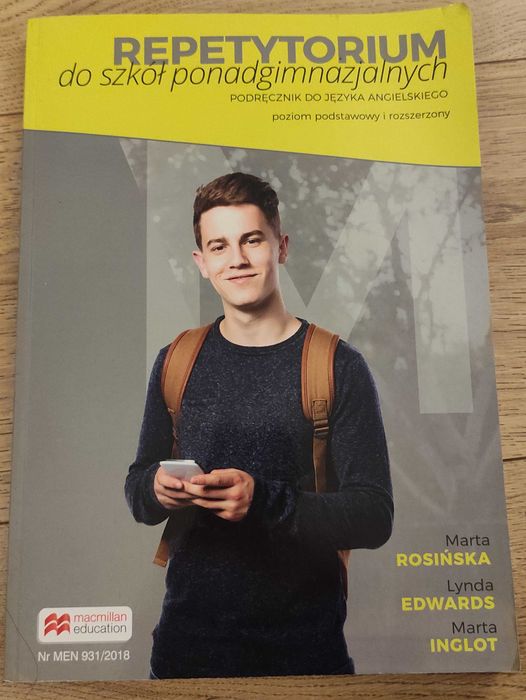 Repetytorium do języka angielskiego do szkół ponadgimnazjalnych