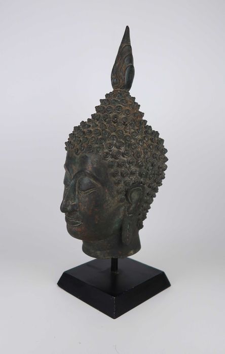 Cabeça de Buda em Metal (Ref 2)