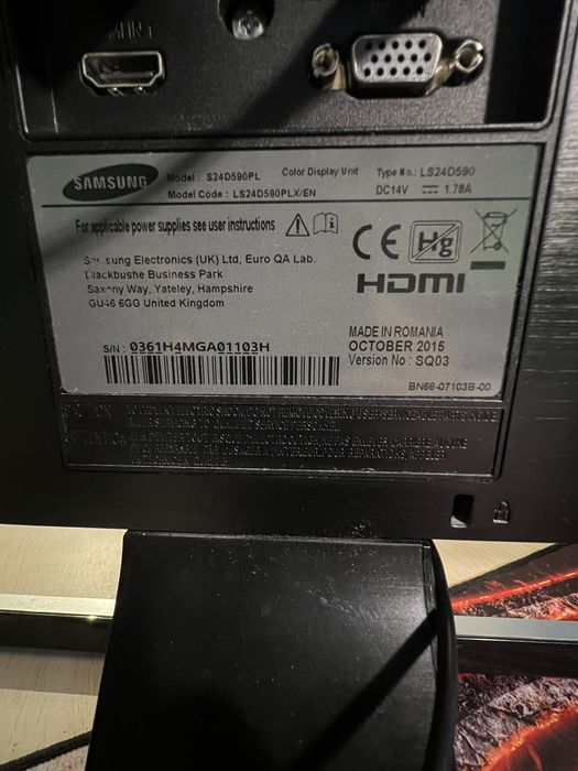 Monitor Samsung S24D590L