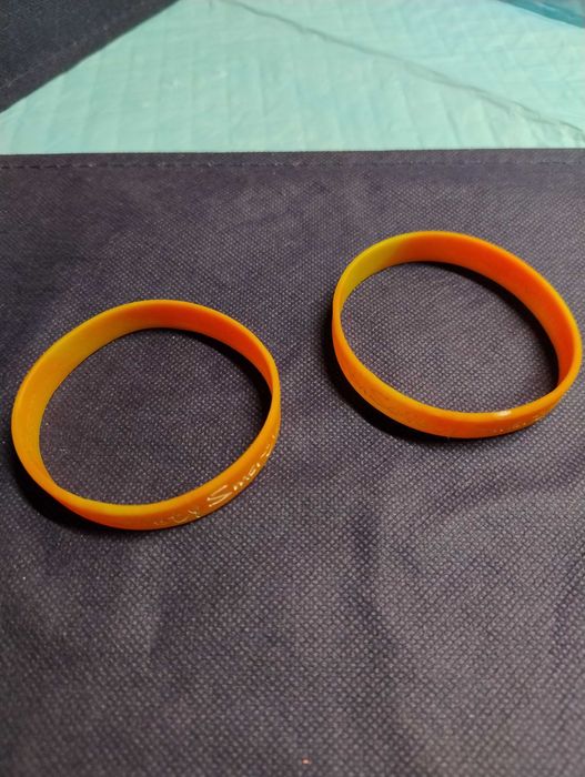 Opaska silikonowa na rękę z napisem "I am Safety Smart" Bransoletka