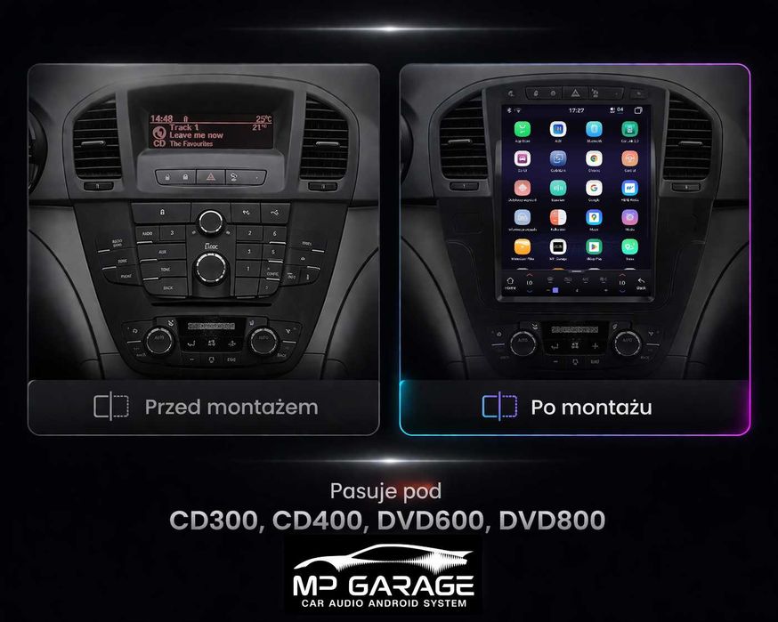 Opel Insignia Radio Android 14 Tesla Style CarPlay Android Auto 4G LTE GPS WiFi QLED DSP