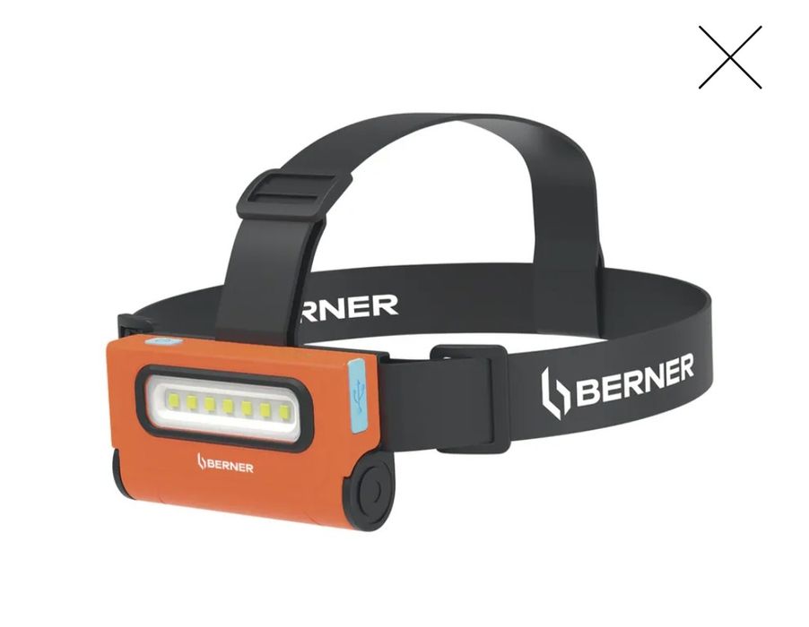 Lampa czołówka Berner  USB C