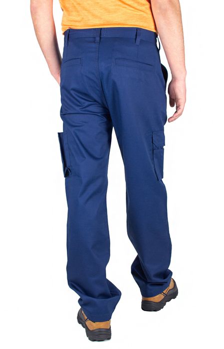 Spodnie Robocze Bhp Ochronne Z Kieszeniami W44 L34.