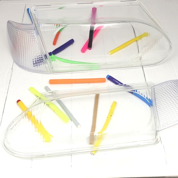 Новые! Без лака, Гладкие, полированные стекла в фары ВАЗ 2113, 2114-15