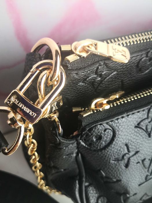 Torba damska 3w1 louis vuitton czarna torebka