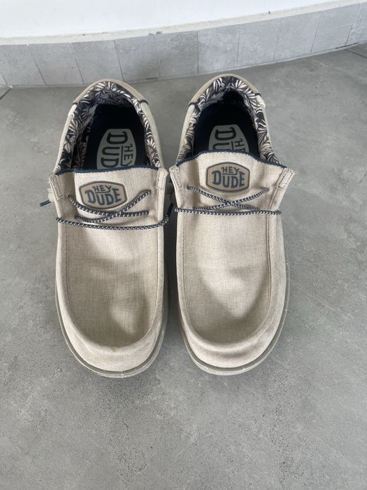 Nowe lekkie buty mokasyny Hey DUDE roz. 44 palmy