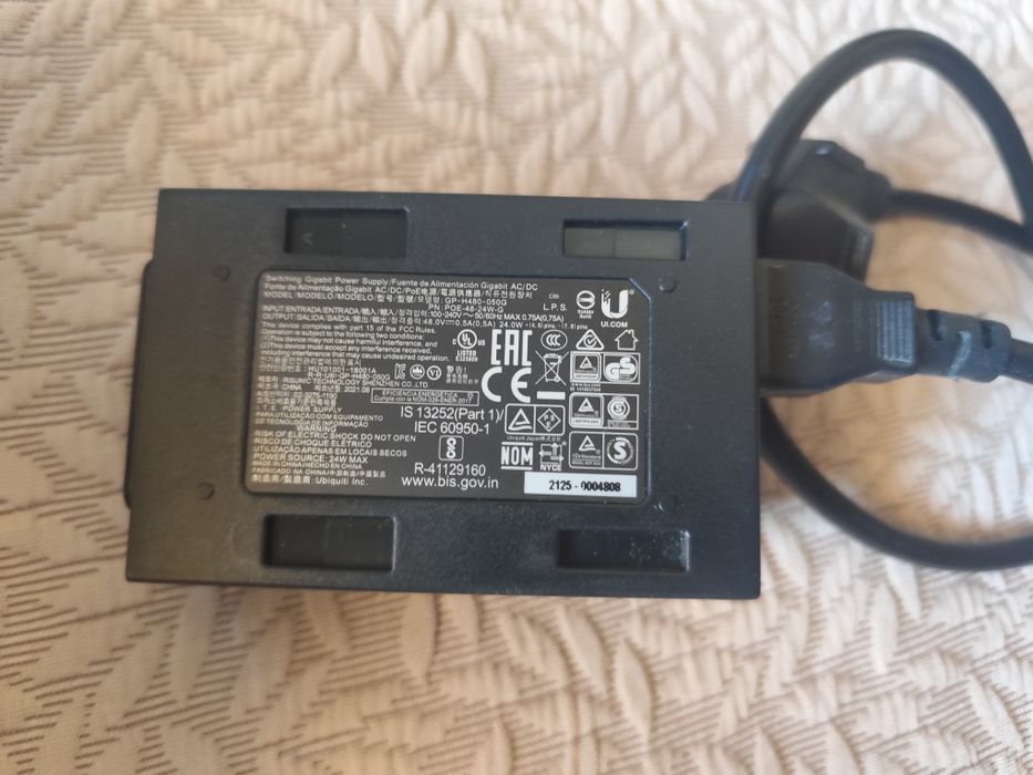 Injetores PoE da Ubiquiti