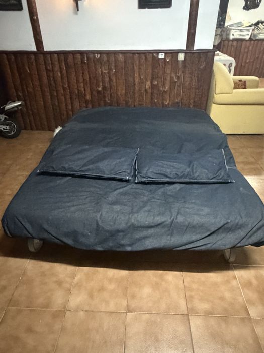Sofa cama ikea ganga azul