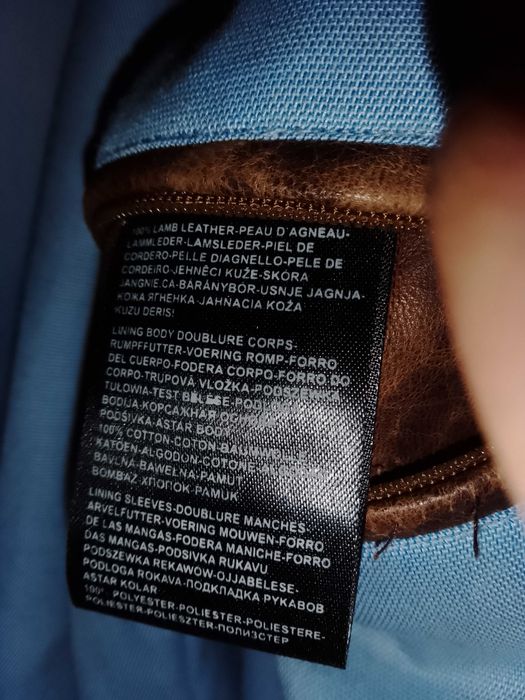 Kurtka ze skóry jagnięcej Nils Sundstrom M