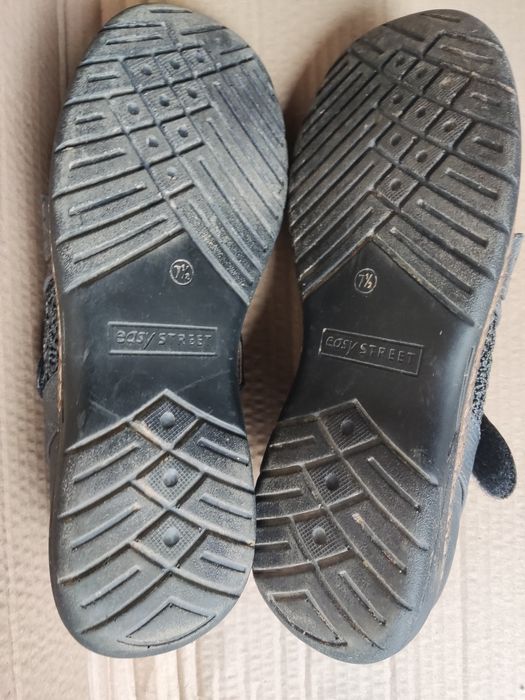 Półbuty baleriny z szerokimi noskami