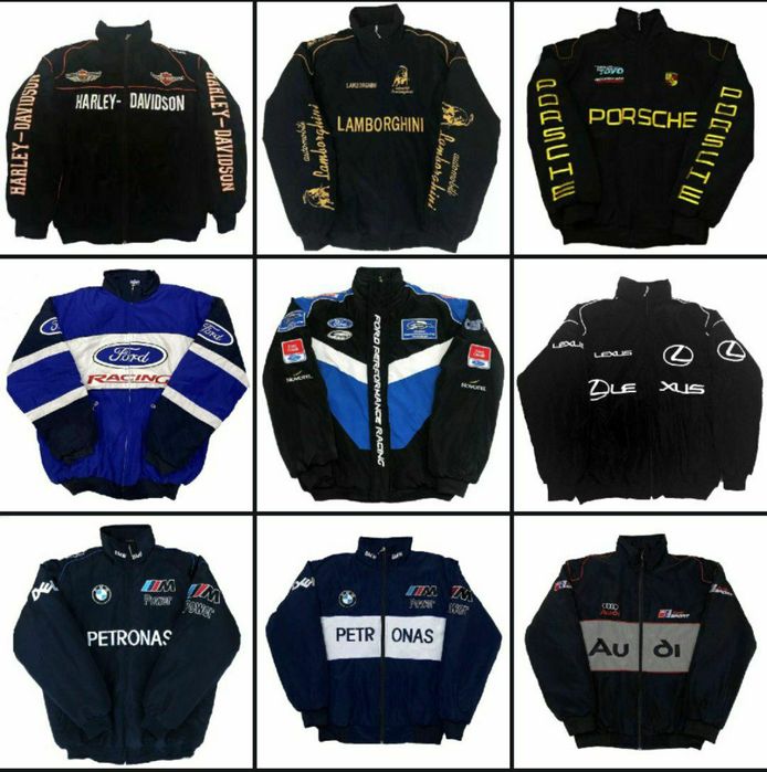 Гоночные куртки 24+варианта в размерах S-XL Демисезон Наличие на 1фото