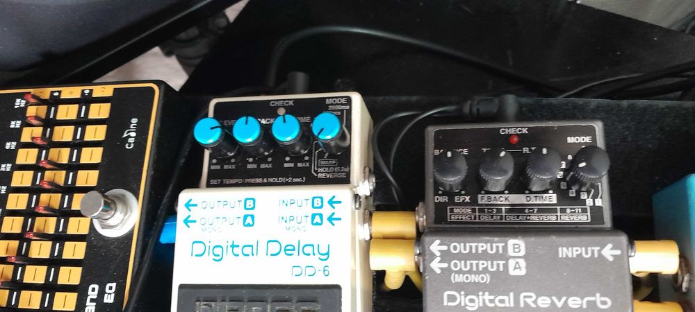 Boss DD-6 Digital Delay + Boss RV-3 Digital Reverb/Delay – Vendo ou Troco