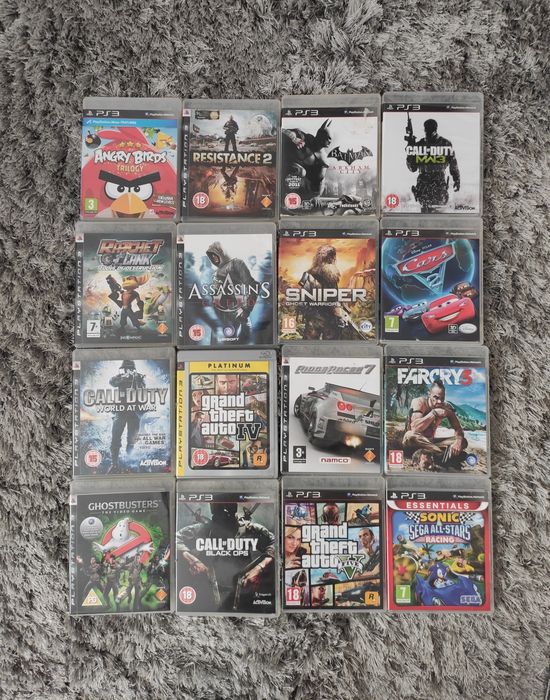 Gry PS3 Dla Dzieci Przygodowe Wyścigi Strzelanki Wysyłka OLX