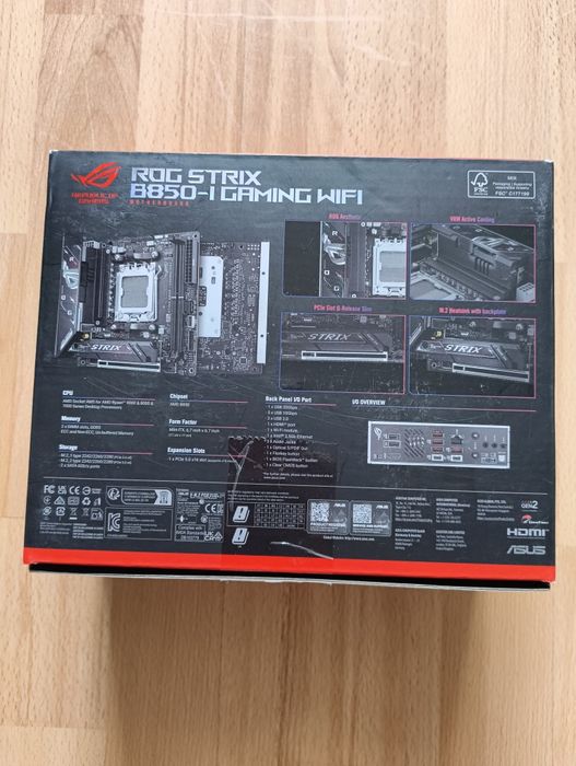 Материнська плата ASUS ROG STRIX B850-I GAMING WIFI