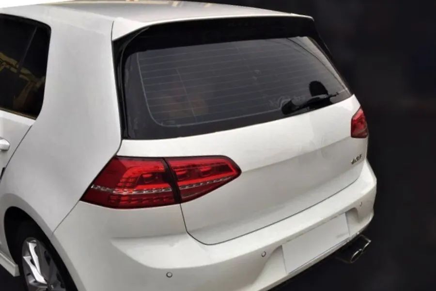 Aileron / lip / spoiler traseiro em plástico ABS para VW Golf 7 / 7.5 3D 5D hatchback 2012-2020 GTI CLUBSPORT LOOK