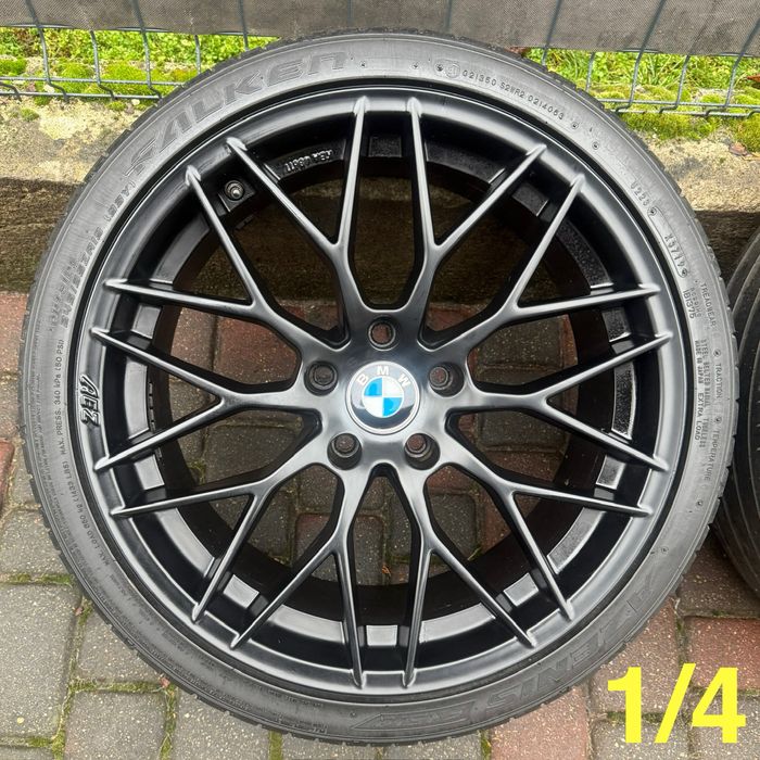 19 cali BMW e60 e61 felgi koła komplet 5x120 ET18 8.5J
