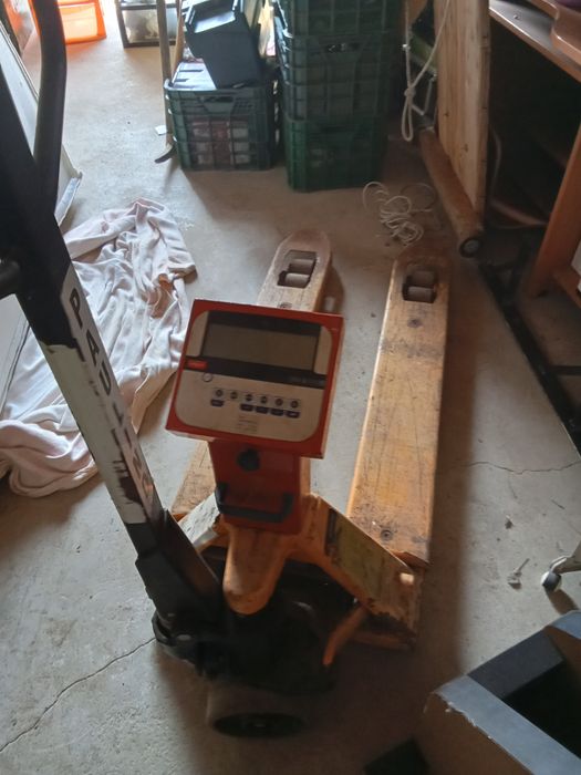 Porta paletes com balança