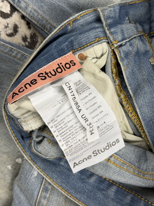 Джинсы Acne Studios bootcut relaxed fit jeans 2021 акне студио flared