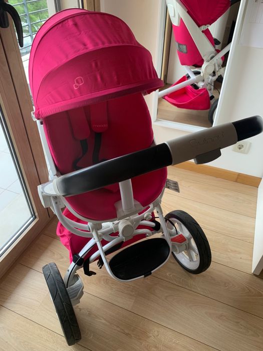 Carrinho Quinny Moodd rosa + Ovo Bebeconfort