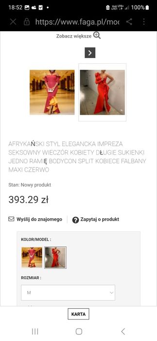 Sukienka wieczorowa