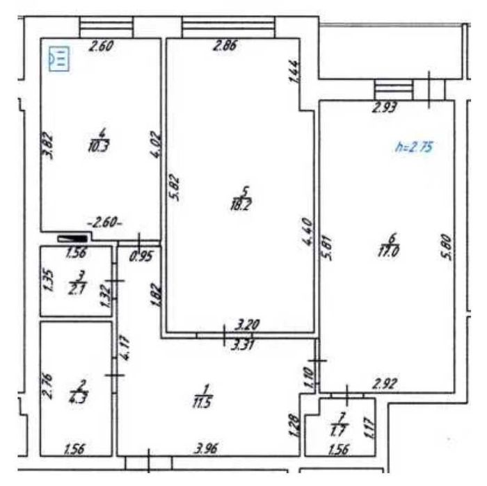 2 кімн.квартира в ЖК Садовий