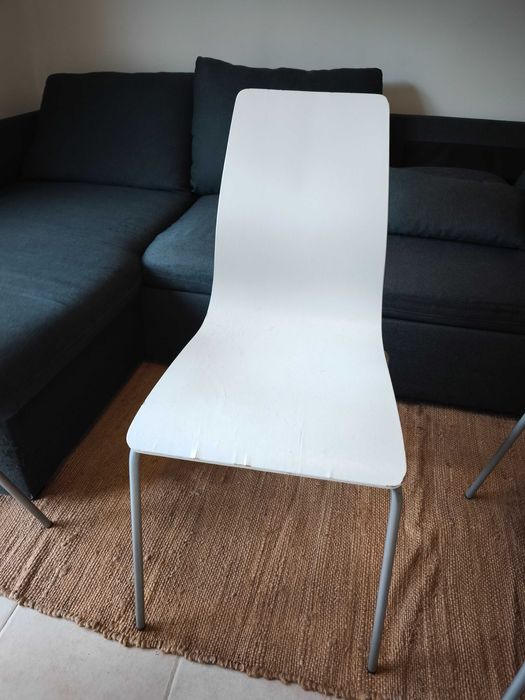 6 cadeiras brancas MARTIN IKEA