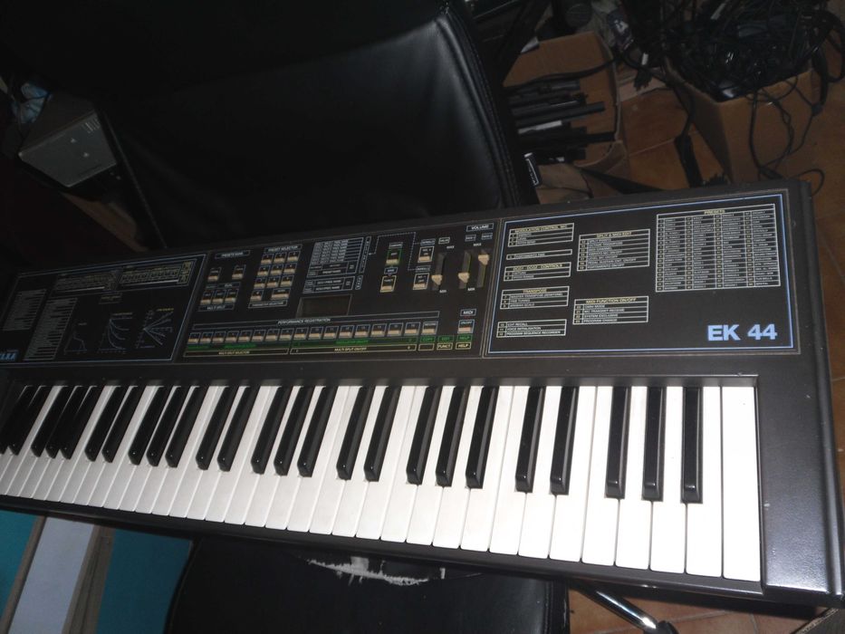sintetizador elka ek44 com extras