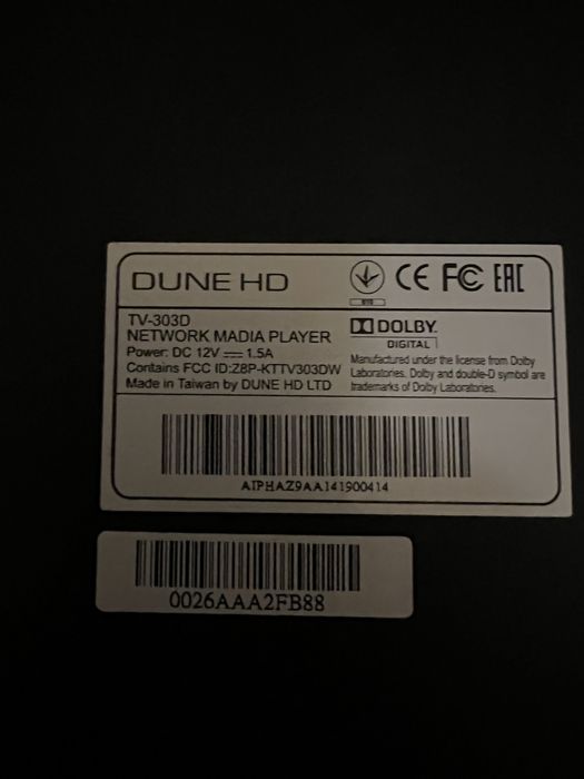 Сетевой медиаплеер Dune HD TV-30