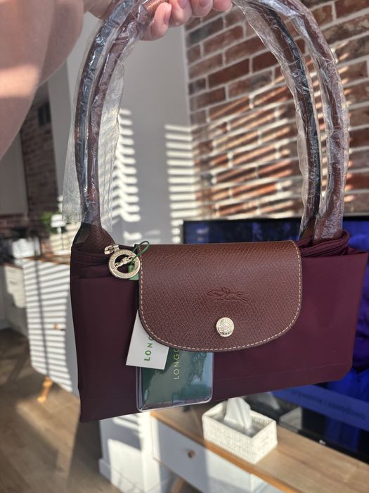 Torebka Longchamp burgundowa M