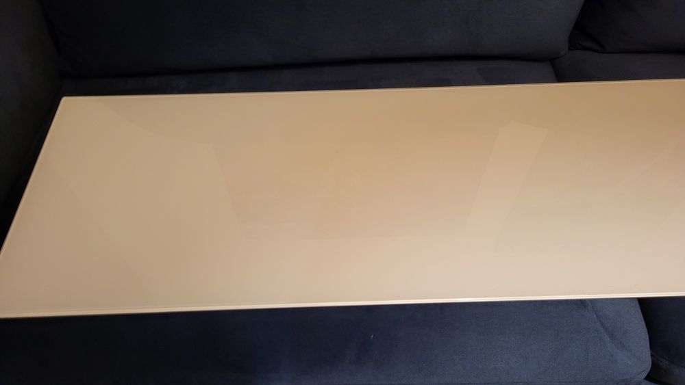 Panel górny szkło białe 120x40