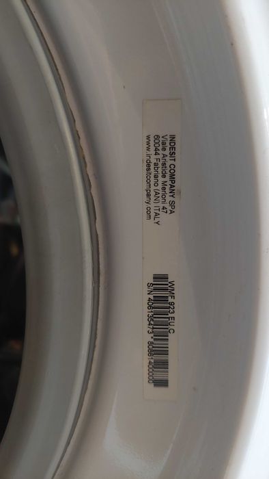 Máquina de Lavar Roupa WMF 923 da ArRISTON Hotpoint - Peças