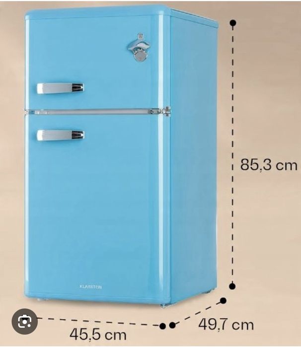 Lodówka Retro Klarstein Irene 86 cm 61L/24L