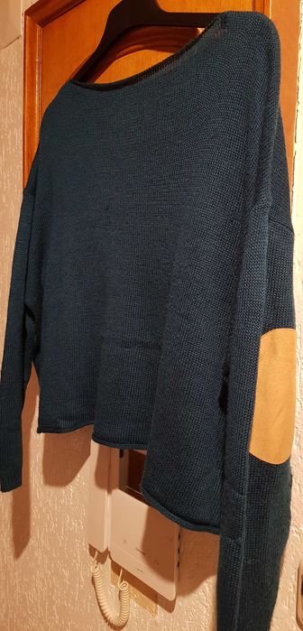 Camisola de malha verde Nova