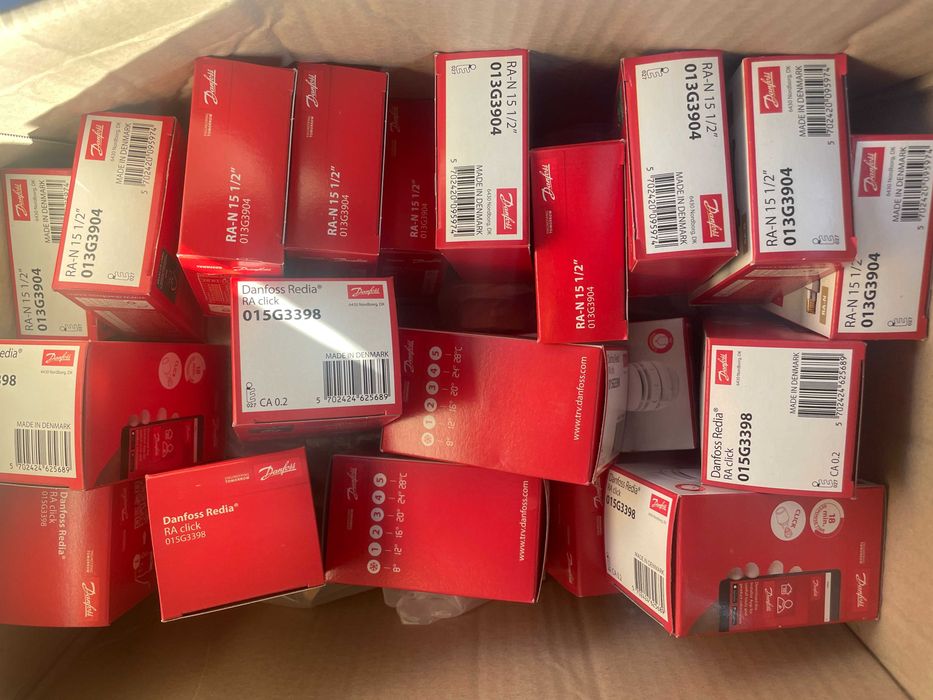 Danfoss zawór i głowica   Nowe  35 sztuk