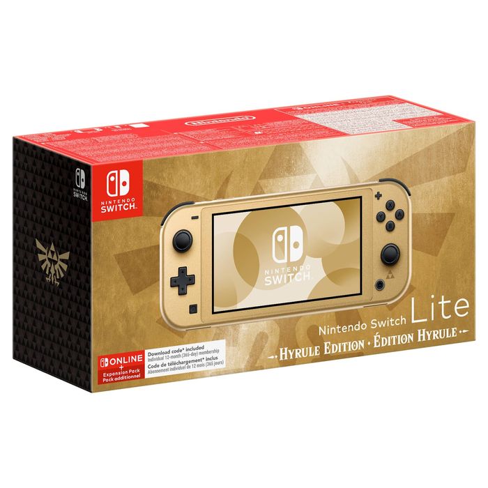 nintendo switch lite (edição hyrule) - NOVA