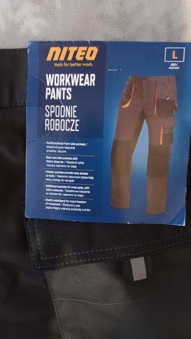 Spodnie robocze męskie L