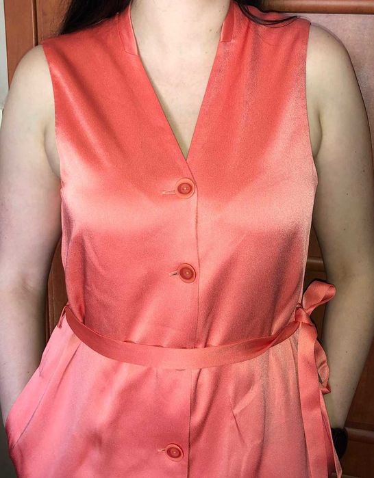 Massimo Dutti Sukienka roz L