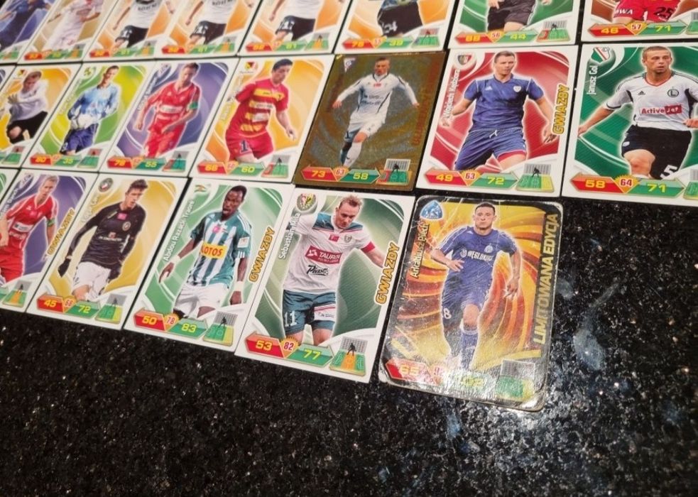 Karty piłkarskie Panini Adrenalyn Ekstraklasa Piech Mila Traore Cani