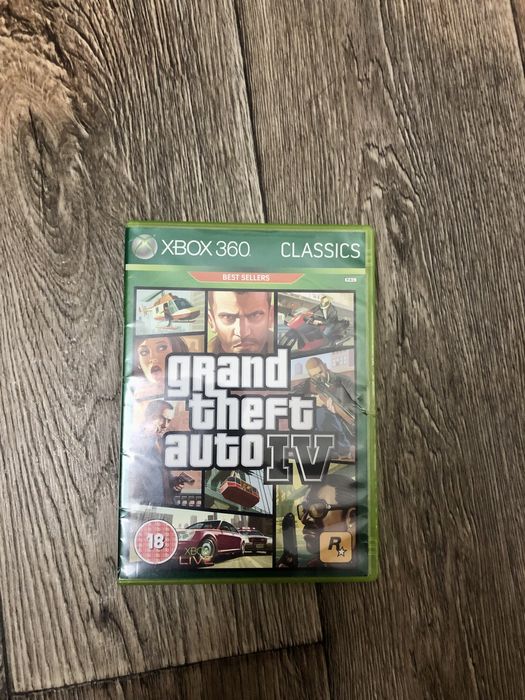 Диск GTA IV на XBox 360 Оригинальный игра гта 4